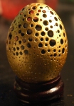 The Golden Egg (24 karat gold leaf.) – SOLD.